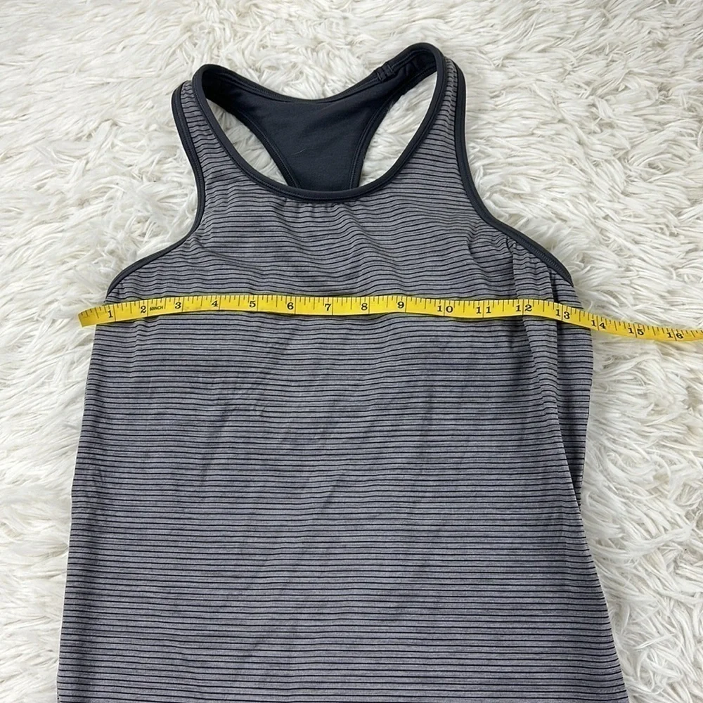 Lululemon Ruche Of Adrenaline Tank Heathered Titanium
